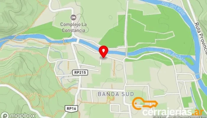 mapa de El Molino de Banda Sud, La Puerta, Ambato Casa rural en La Puerta