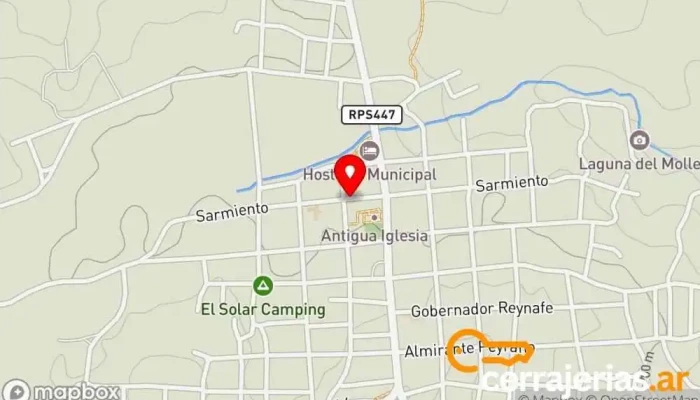 mapa de El Nono Restaurante en Villa Tulumba