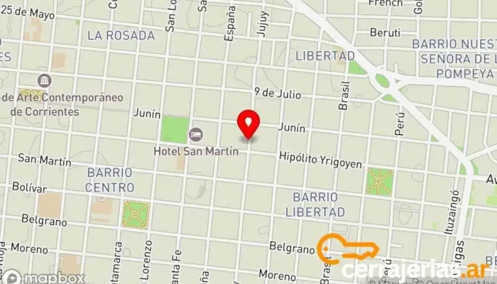 mapa de Enfriar Proveedor mayorista de alimentos en CJL