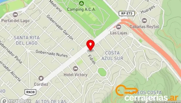 mapa de Escape Room – Carlos Paz Centro de salas de escape en Villa Carlos Paz
