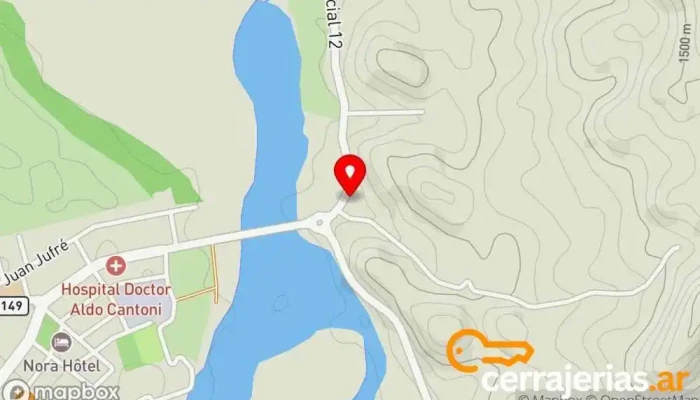 mapa de Estación de Servicio Gasolinera en Calingasta