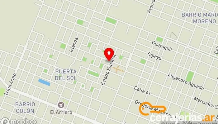 mapa de Ferretería Bang Asesor en Sáenz Peña