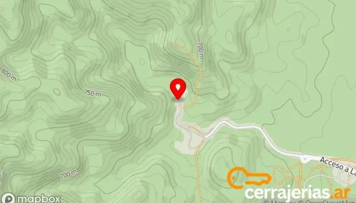 mapa de Gruta de la Virgen del Valle Lugar de culto, Atracción turística en Catamarca