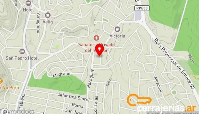 mapa de HerreCe Herrero en Río Ceballos