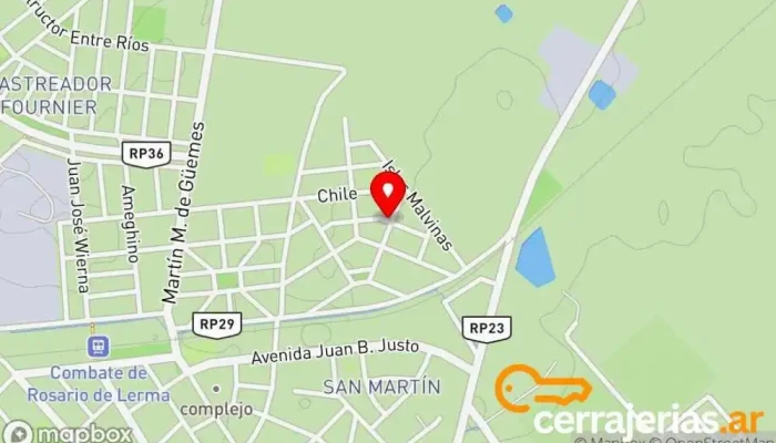 mapa de HERRERIA 