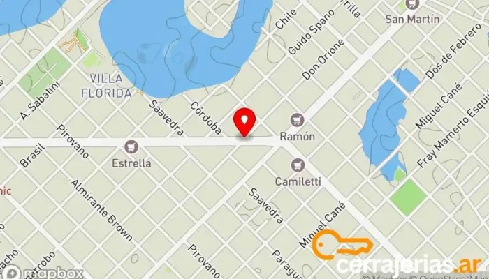 mapa de Hierros Líder | Sucursal Barranqueras Tienda de materiales para la construcción en Barranqueras