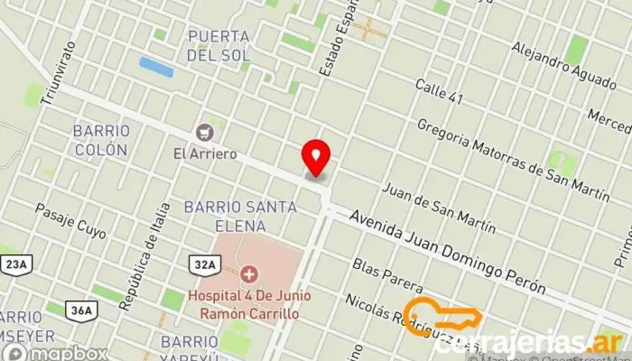 mapa de Iglesia Adventista del Séptimo Día - Barrio Puerta del Sol Iglesia adventista del séptimo día en Sáenz Peña