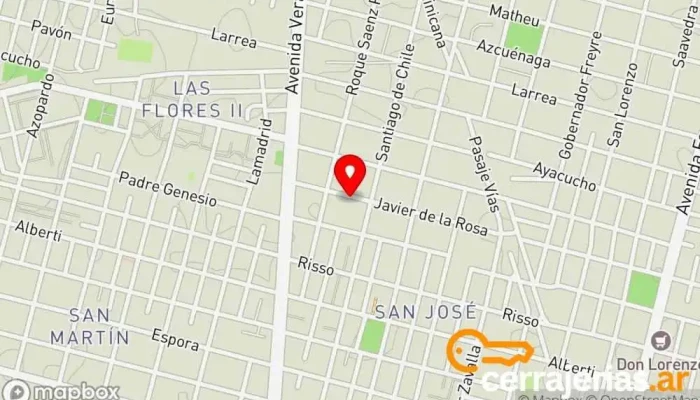mapa de Iglesia Puertas Abiertas, en Jesucristo hay esperanza Iglesia en S3006CBP