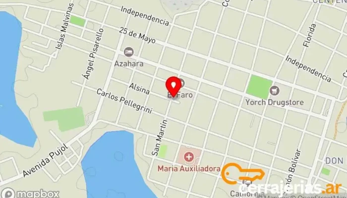 mapa de Irupe Maderas Tienda de artículos para el hogar en Saladas