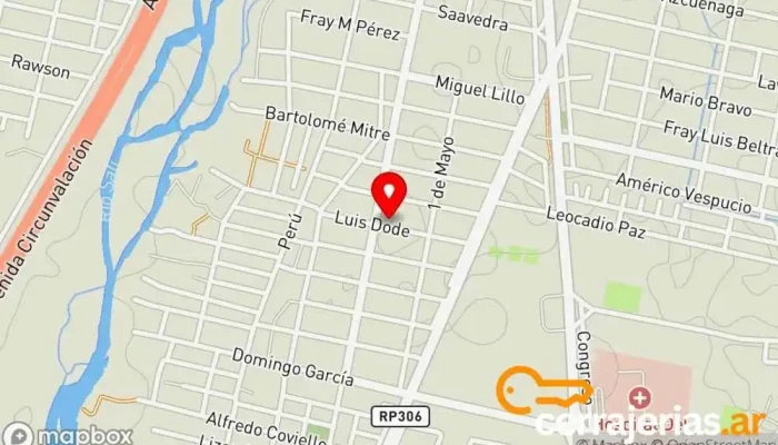mapa de Ka.Sa.Jaz Carpintero en Banda del Río Salí