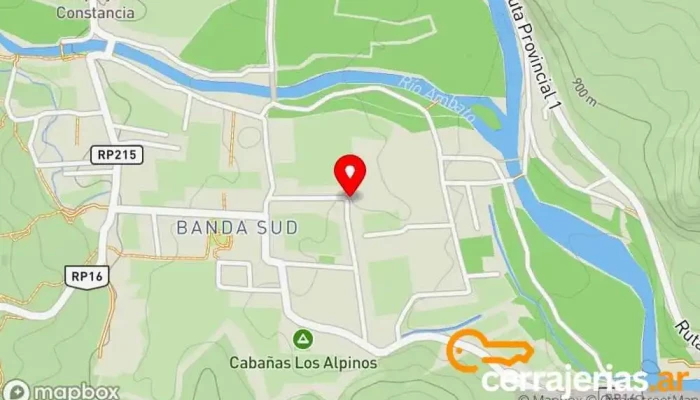 mapa de Kipus Casa de Campo Restaurante en La Puerta