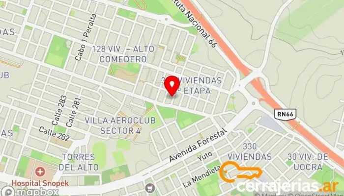 mapa de kitty li mon  en San Salvador de Jujuy