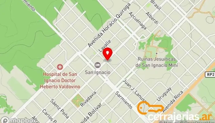 mapa de Kuchaski S.R.L. San Ignacio Tienda de artículos para el hogar en San Ignacio