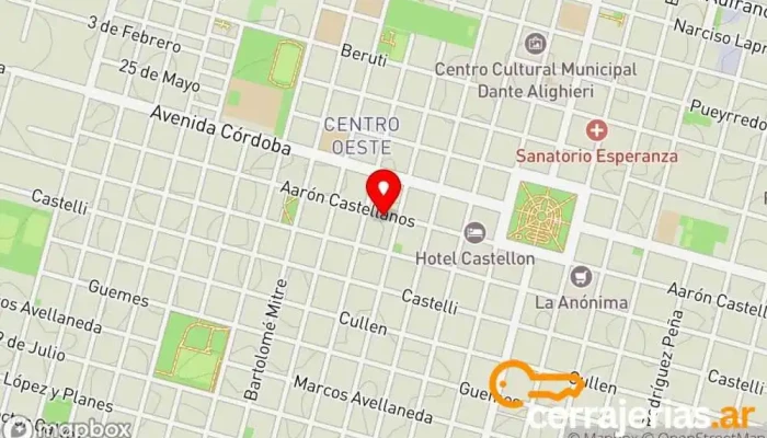 mapa de La Pinoteca Esperanza Tienda de muebles de pino, Tienda de muebles rústicos en Esperanza