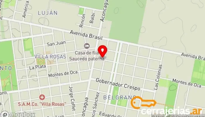 mapa de La Puerta Pilcheria Tienda de ropa en Rafaela