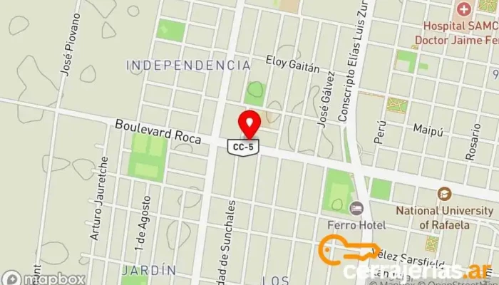 mapa de La Puerta Pilchería Tienda de ropa en Rafaela