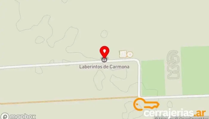 mapa de Laberintos Carmona Centro de recreo en Malargüe