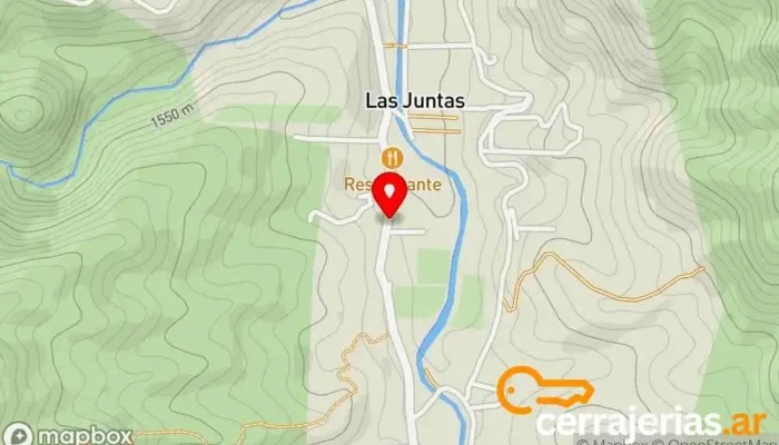 mapa de Las Juntas Ambato Catamarca Atracción turística en Las Juntas