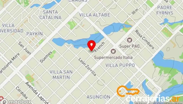 mapa de LIBRA carpintería Carpintero, Fábrica de muebles, Establecimiento de venta de madera en Resistencia