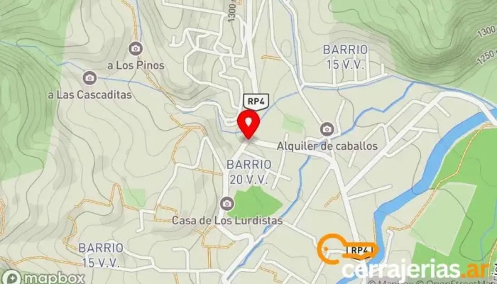 mapa de Lo De Lalo Restaurante en El Rodeo