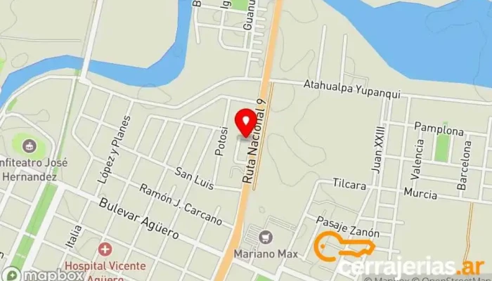mapa de Maderas San Jose Establecimiento de venta de madera en Jesus María