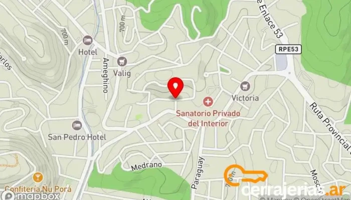 mapa de Maderera Ceballos Suc Rio Ceballos Establecimiento de venta de madera en Río Ceballos