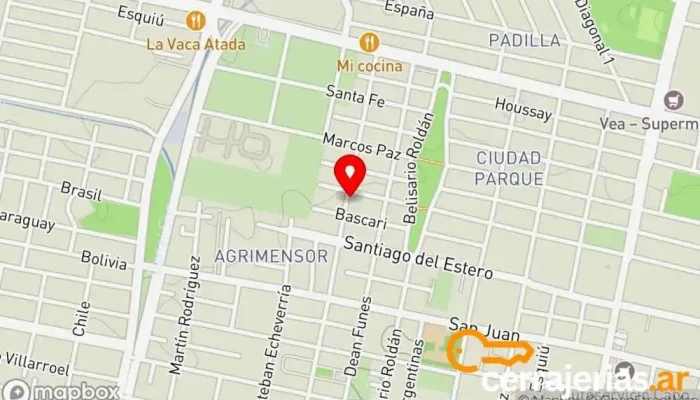 mapa de Masajes & Reiki- Puerta Naranja Masajista en San Miguel de Tucumán