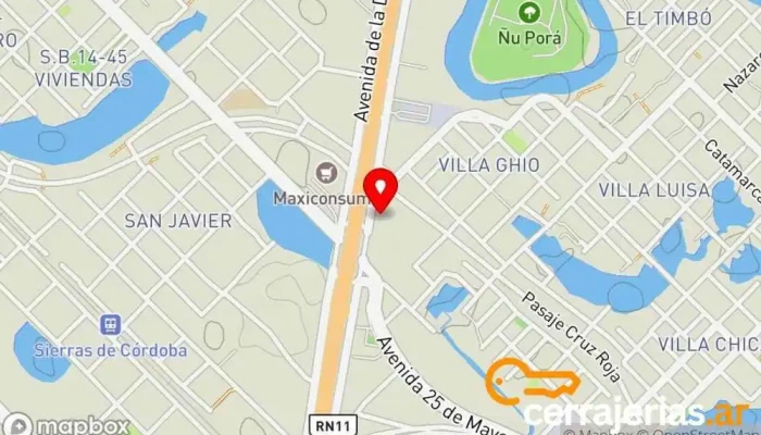 mapa de MaterTec SRL  en Resistencia