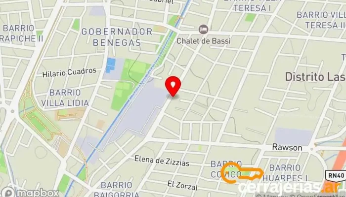 mapa de MDSaberturas Carpintero en Godoy Cruz