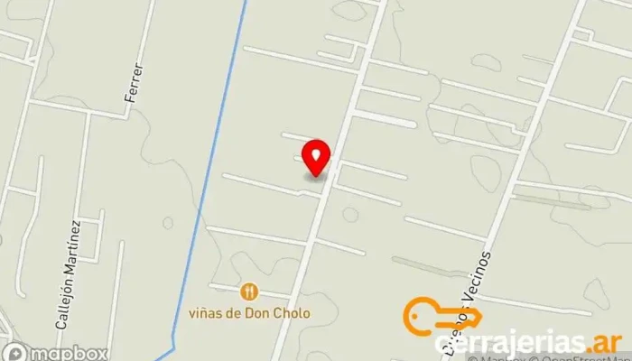 mapa de Metalúrgica LAB Constructor en Rodeo de la Cruz