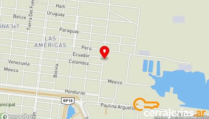 mapa de Metalurgica Soldador en Las Heras