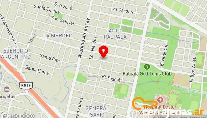 mapa de METALURGICA TARI Soldador en Palpalá