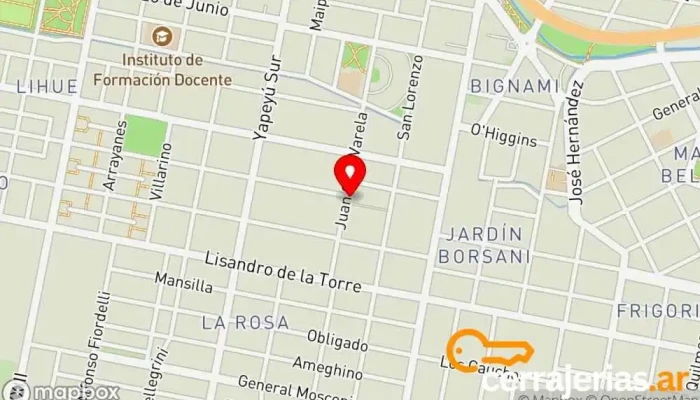 mapa de MIS VR Iglesia en Villa Regina