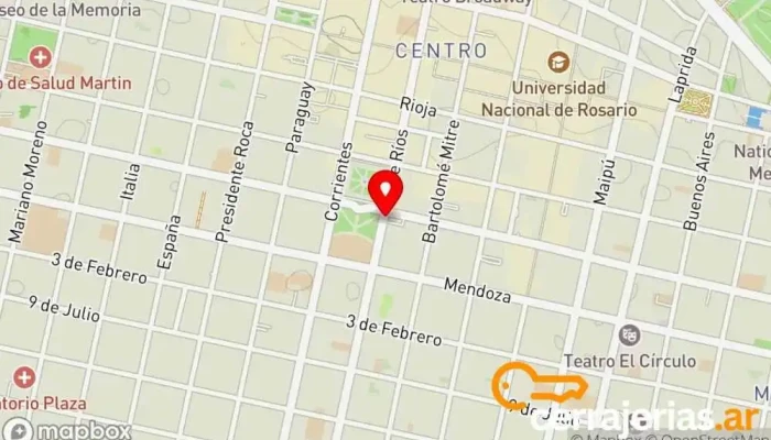 mapa de Mundo Mamparas Tienda de mamparas de ducha, Ventana de aluminio en Rosario