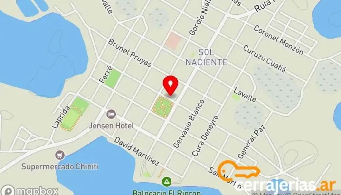 mapa de Municipalidad de Caá Catí Ayuntamiento en Caá Catí