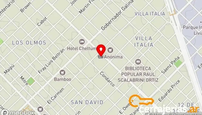 mapa de MYCSAS - CAVION ABERTURAS Empresa constructora en Galo Lobato 5621