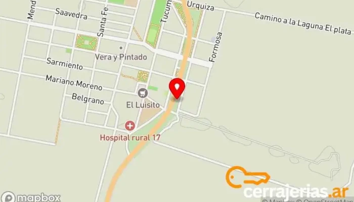 mapa de NCaberturas de aluminio Fábrica de puertas en Vera y Pintado
