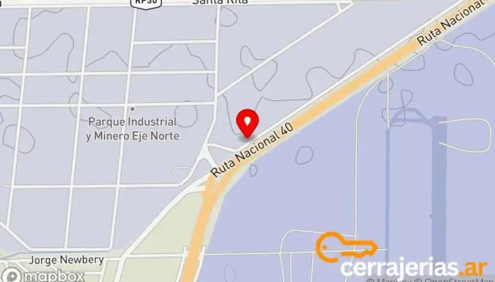 mapa de Oma SRL - Carpinteria de Obra Comercio en Las Heras