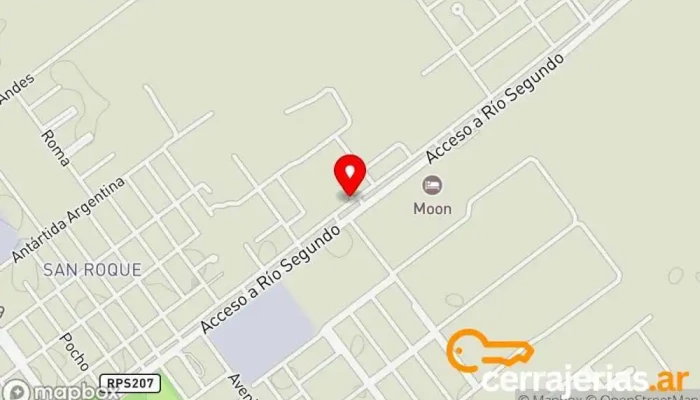mapa de Parcamp - Accesorios para motorhome Venta de caravanas y autocaravanas en Río Segundo