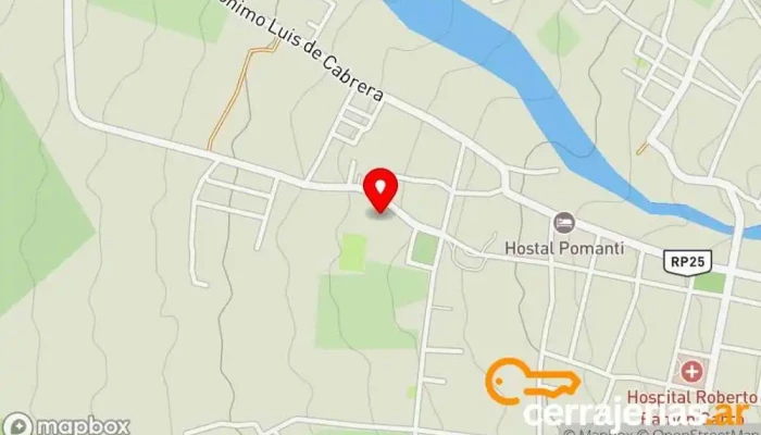 mapa de Parque de Los Niños Parque en Pomán