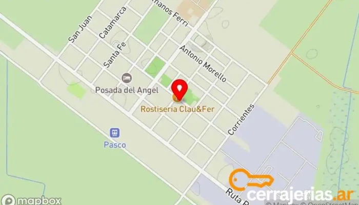 mapa de Pasco  en Pasco