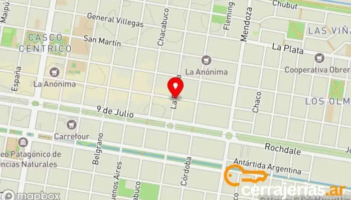 mapa de Pintureria Colorshop 