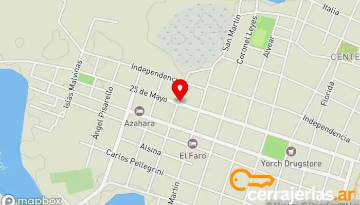 mapa de Pinturerias del Centro - Saladas Corrientes Pintura en Saladas