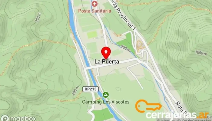 mapa de Plaza Bernabé Araoz Parque en La Puerta