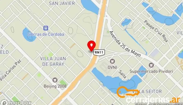mapa de Pleg Mac SRL Proveedor de puertas, Tienda de mamparas de ducha en Resistencia