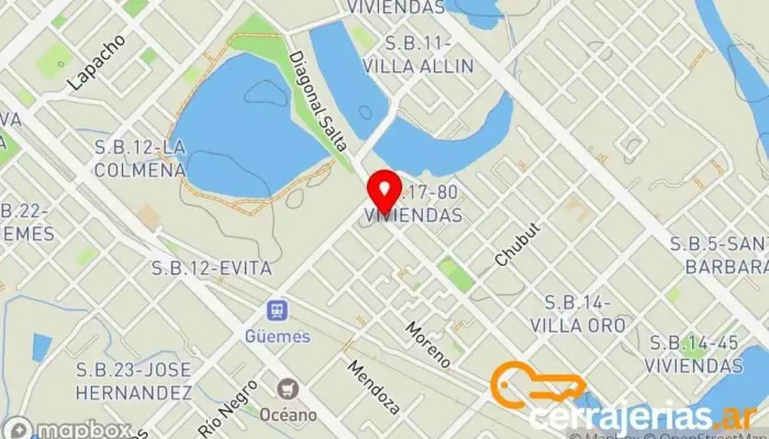 mapa de Puerta de Alabanza Iglesia evangélica en Fontana