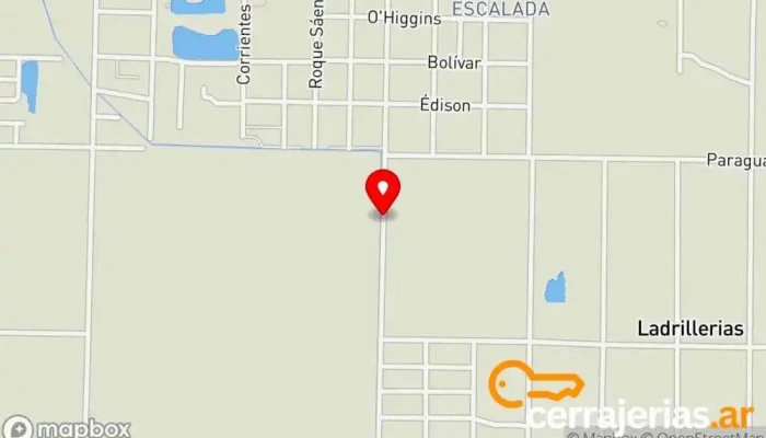 mapa de Puerta De Los Caballos Centro de recreo en Villa Angela