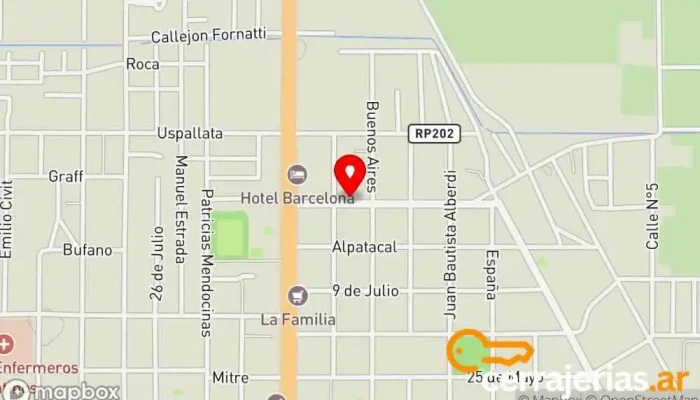 mapa de Puertas Del Cielo Tienda de alimentación en Gral. Alvear