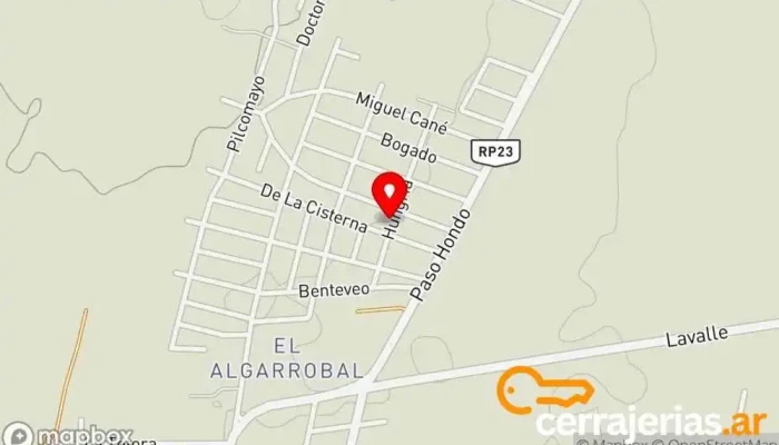 mapa de PUERTAS PLEGABLES J&P Tienda de materiales para la construcción en Las Heras