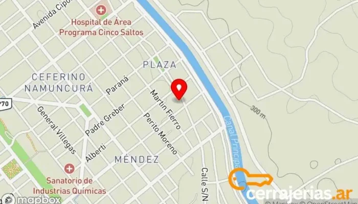 mapa de Puertas y ventanas Cinco Saltos (TEMO CONSTRUCCIONES) Soldador en Cinco Saltos